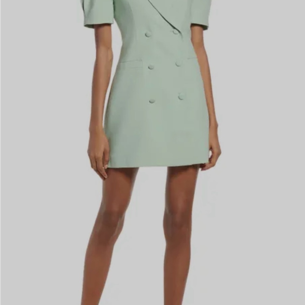 ADELYN RAE | SUMMER '23 COLLECTION 
CELINE PUFF SLEEVE BLAZER DRESS S